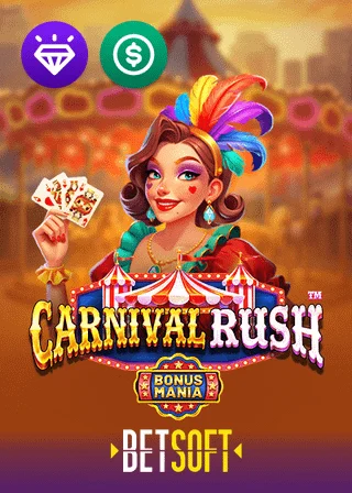 Carnival Rush slot by Betsoft at 777 Casinos
