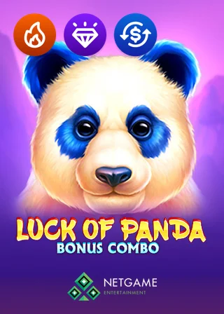 Luck of Panda Bonus Combo slot by Netgame at 777 Casinos